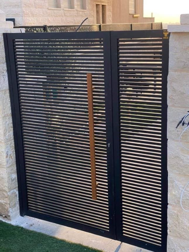שער אלומיניום לבית משותף